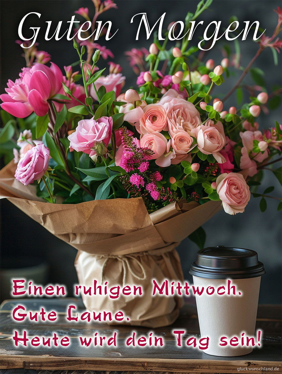 Blumen für Mittwochmorgen